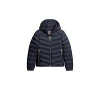 Superdry Women's Hooded Fuji Padded Jacket A4, Eclipse Navy Blue, 12