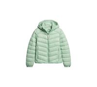 Superdry Women's Hooded Fuji Padded Jacket A4, Sea Green, UK 12