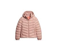 Superdry Women's Hooded Fuji Padded Jacket A4, Vintage Blush Pink, UK 12