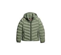 Superdry Duffel coats HOODED FUJI PADDED JACKET in Green UK 8