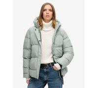 Superdry Womens Hooded Mid Length Sports Puffer Jacket