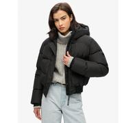 Superdry Womens Hooded Sports Puffer Bomber Jacket