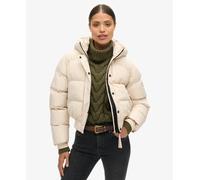 Superdry Womens Hooded Sports Puffer Bomber Jacket
