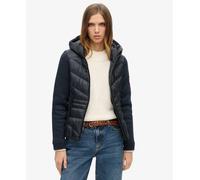 Superdry Womens Hooded Storm Knit Hybrid Jacket