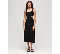 Superdry Womens Jersey Cutout Midi Dress