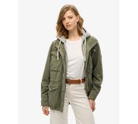 Superdry Womens Jersey Hooded Military Jacket