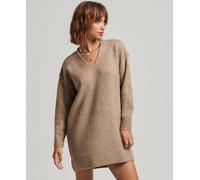 Superdry Womens Knitted V Neck Jumper Dress