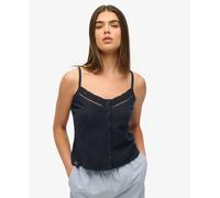 Superdry Womens Lace Button Through Cami Top