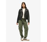 Superdry Lightweight Beach Cargo Pants Green 28 Woman