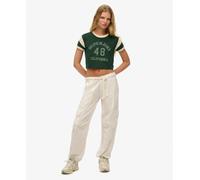 Superdry Lightweight Beach Cargo Pants White 28 Women