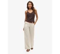 Superdry Womens Linen Low Rise Pants