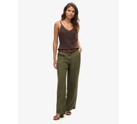 Superdry Womens Linen Low Rise Pants