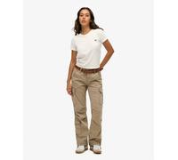 Superdry Womens Low Rise Straight Cargo Pants