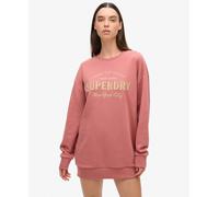 Superdry Womens Luxe Metallic Logo Sweat Dress