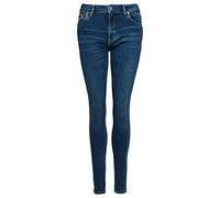 Superdry Women's Mid Rise Skinny Pants, Fulton Vintage Blue, 28W
