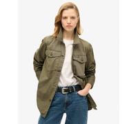 Superdry Military Overshirt Green M Women
