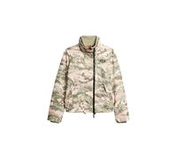 Superdry Women's Mountain Windbreaker Jacket, Seagrass Green Pink Camo, 10