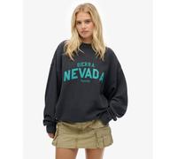Superdry Outdoor Location Loose Crew Sweatshirt Black XS Woman