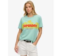 Superdry Womens Outdoor Stripe Relaxed T-Shirt
