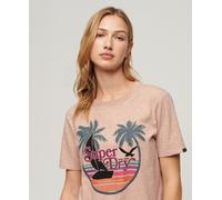 Superdry Womens Outdoor Stripe Relaxed T-Shirt