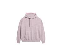 Superdry Women's Overdyed Essential Hoodie with Logo, Powder Pink, 12
