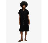 Superdry Oversized Short Sleeve Midi Dress Black XS Woman