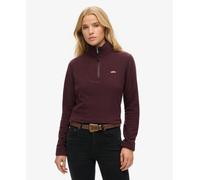 Superdry Polar Fleece Half Zip Sweatshirt Purple XS Woman