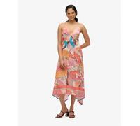 Superdry Womens Printed Jacquard Hanky Hem Dress