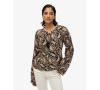 Superdry Womens Printed Long Sleeve Blouse