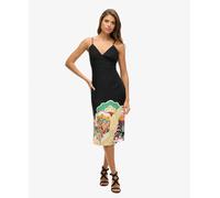 Superdry Printed Slip Sleeveless Long Dress Multicolor S Women