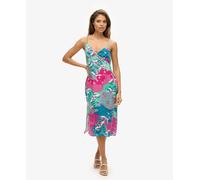 Superdry Womens Printed Midi Slip Cami Dress