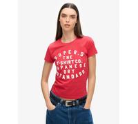Superdry Womens Puff Print Fitted T-Shirt
