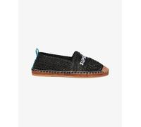 Superdry Womens Raffia Espadrille Embroidered Shoe