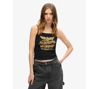 Superdry Womens Retro Rocker Graphic Rib Cami Top