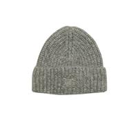 Superdry Women's Rib Knit Beanie Hat, Grey Marl, One Size