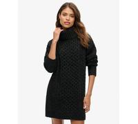 Superdry Womens Roll Neck Cable Jumper Dress