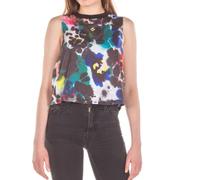 Superdry Womens Run Cropped Loose Sleeveless T-Shirt M