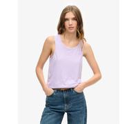 Superdry Scoop Sleeveless T-shirt Purple XS Woman