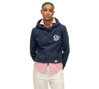 Superdry Women's Sd&co Neon Hood Sweater, Lauren Navy, 12