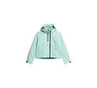 Superdry Women's SD Windbreaker Jacket with Hood and Embroidery, cali blue, 36