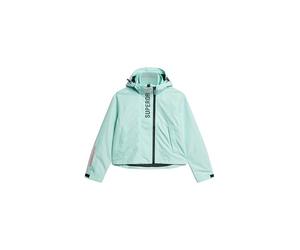 Superdry Women's SD Windbreaker Jacket with Hood and Embroidery, cali blue, 36
