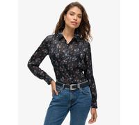 Superdry Womens Sheer Sparkle Printed Blouse