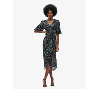 Superdry Womens Short Sleeve Sheer Midi Dress