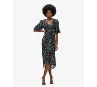 Superdry Womens Short Sleeve Sheer Midi Dress