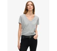 Superdry Womens Slub Embroidered V-Neck T-Shirt