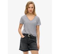 Superdry Womens Slub Embroidered V-Neck T-Shirt