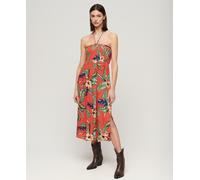 Superdry Womens Smocked Midi Beach Dress