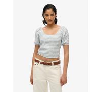 Superdry Womens Smocked Woven Top