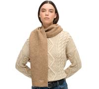 Superdry Womens Soft Rib Knit Scarf - Coconut Brown - OS