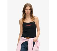 Superdry Sportswear Logo black women's tank top - M